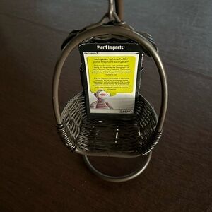 NWT Pier 1 Imports swingasan Phone/ Remote Caddy